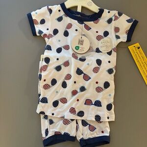 Milkberry Bamboo boys short set new